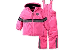 Bass Creek Outfitters Boys and Girls 2T-16 High Visibility 2-Piece Snowsuit Jacket and Snow Bib
