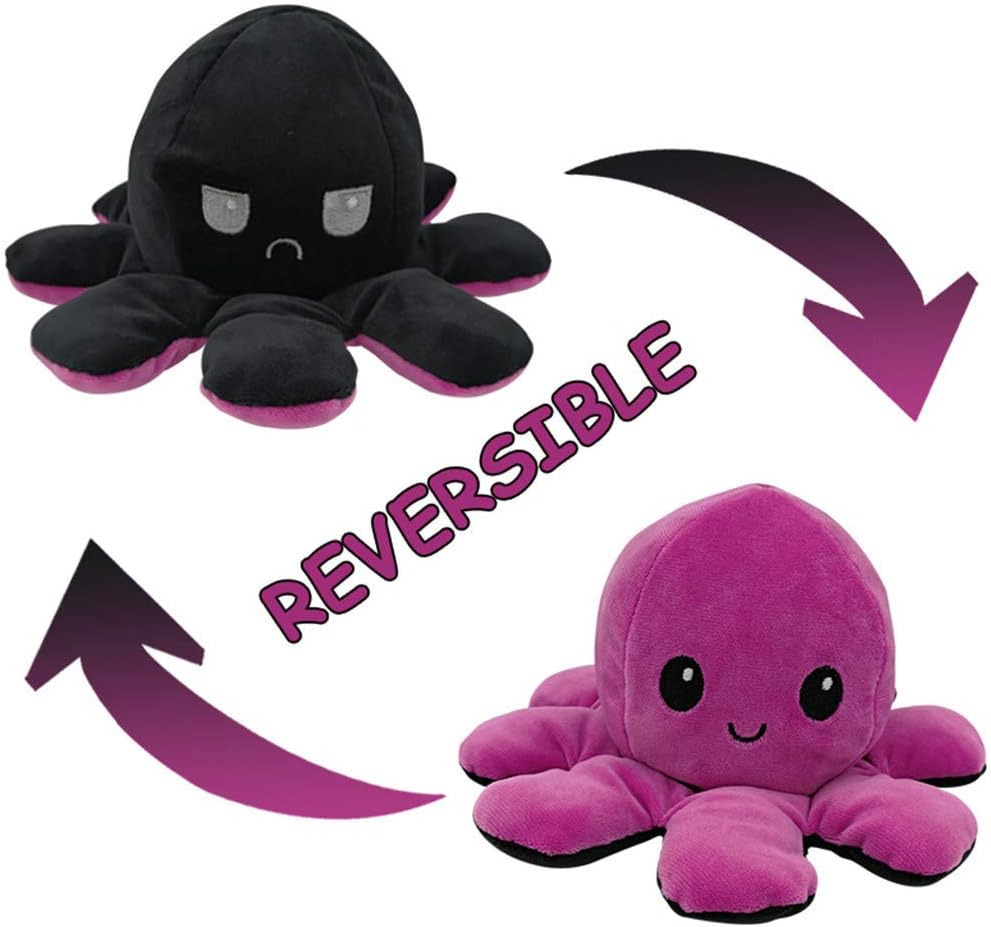 doudou pieuvre double face