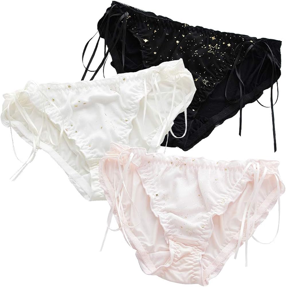 Yomorio Cute Anime Panties Strappy Schoolgirl Milk Silk Briefs Japanese Lingerie Amazon Ca Clothing Accessories