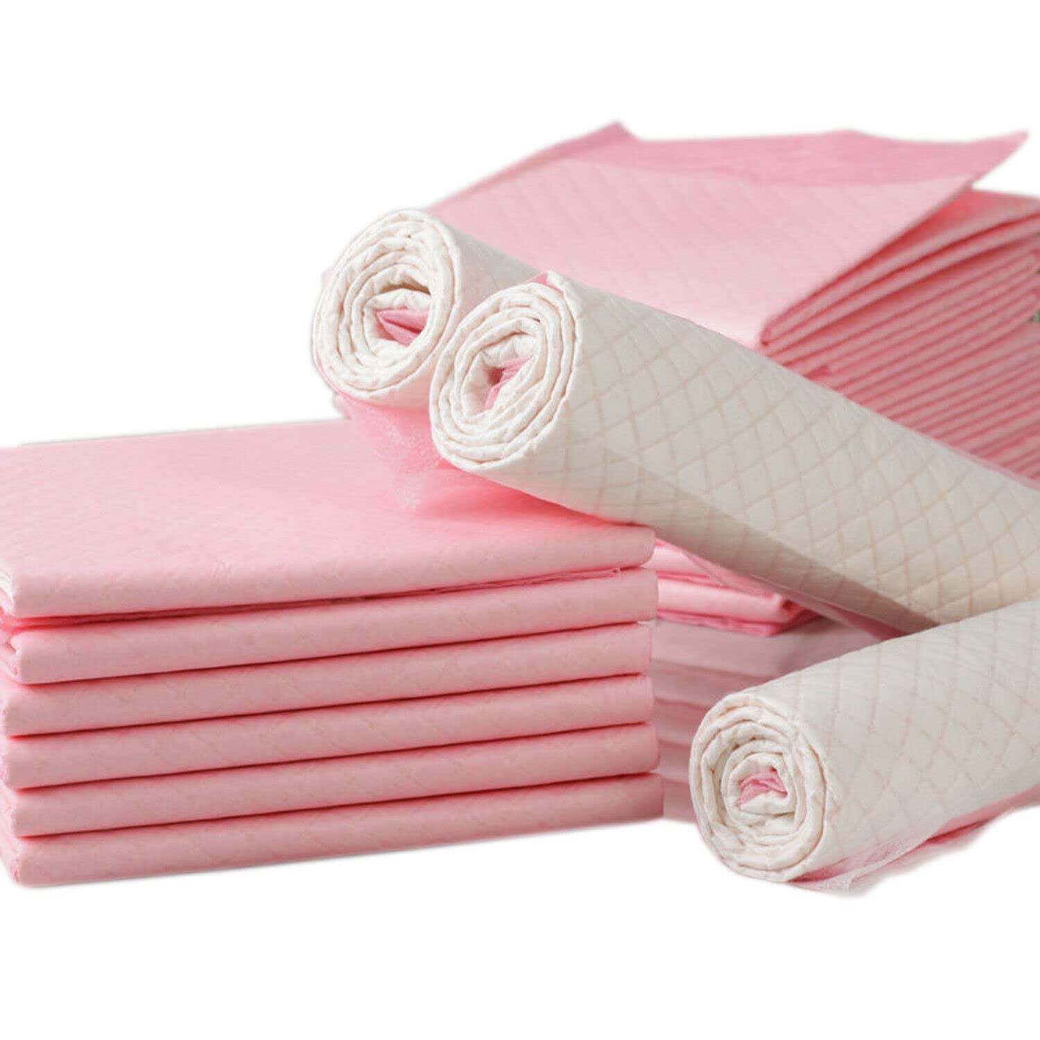 25 x Disposable Baby Changing Pads Mats Travel Disposable Waterproof Diaper Sheets Nappy Newborn Soft Breathable Leak Proof Quick Absorb Incontience Bag Absorbent Leak Proof Potty Training Pee