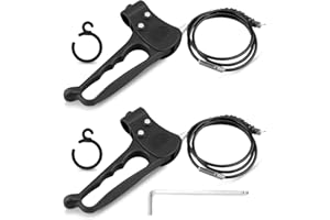 Brake Handle Assembly Replacement Fit for Drive Medical Rollator Walker 10257BL R726BL 10289RD 41" Cable Compatible with 3 or