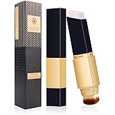 Foundation Stick, Face Makeup Color Changing Concealers, Hydrating Lightweight Contour, 2 IN 1 Double Head Foundation Stick with Brush (01# Fair Ivory)