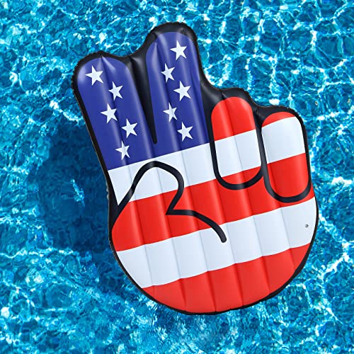 Inflatable Pool Floats American Flag Pool Float for Adults Kids, USA