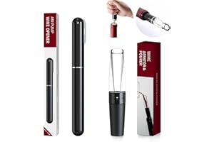 ANNIVERS Air Pump Wine Bottle Opener & Wine Aerator Pourer Set, Air Pressure Pop Wine Opener Corkscrew Cork Remover Foil Cutt