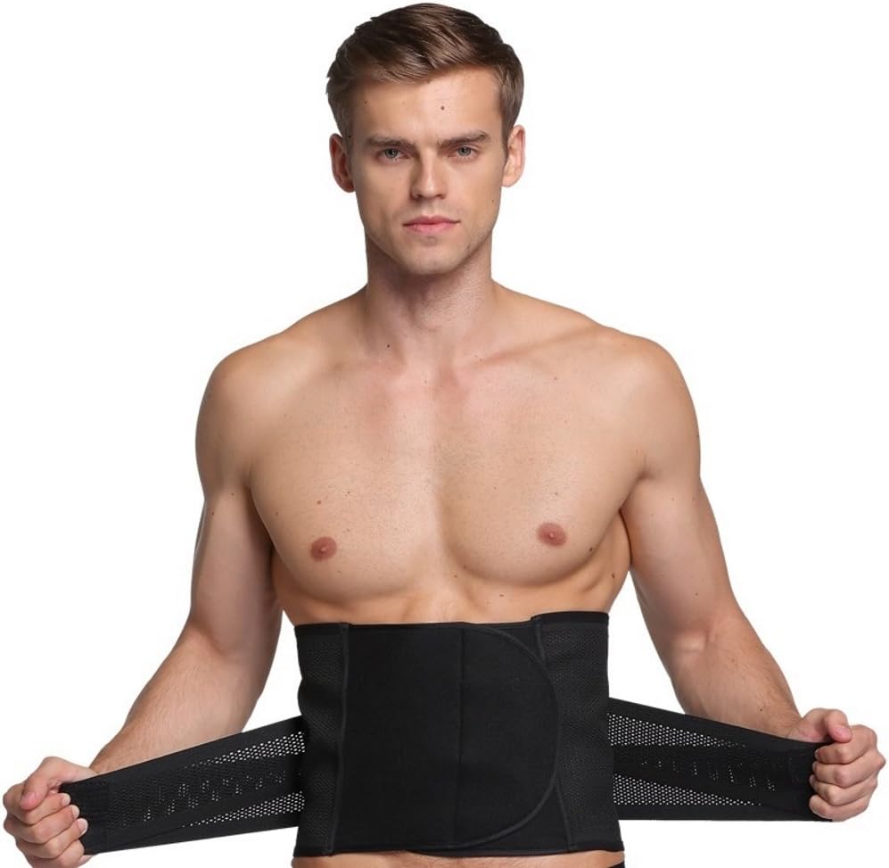 Men's Abdomen Belt Waist Trimmer Lumbar Back Support Belt Waist Cincher/Girdle/Waist Trainer.
