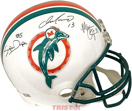 dan marino autographed helmet
