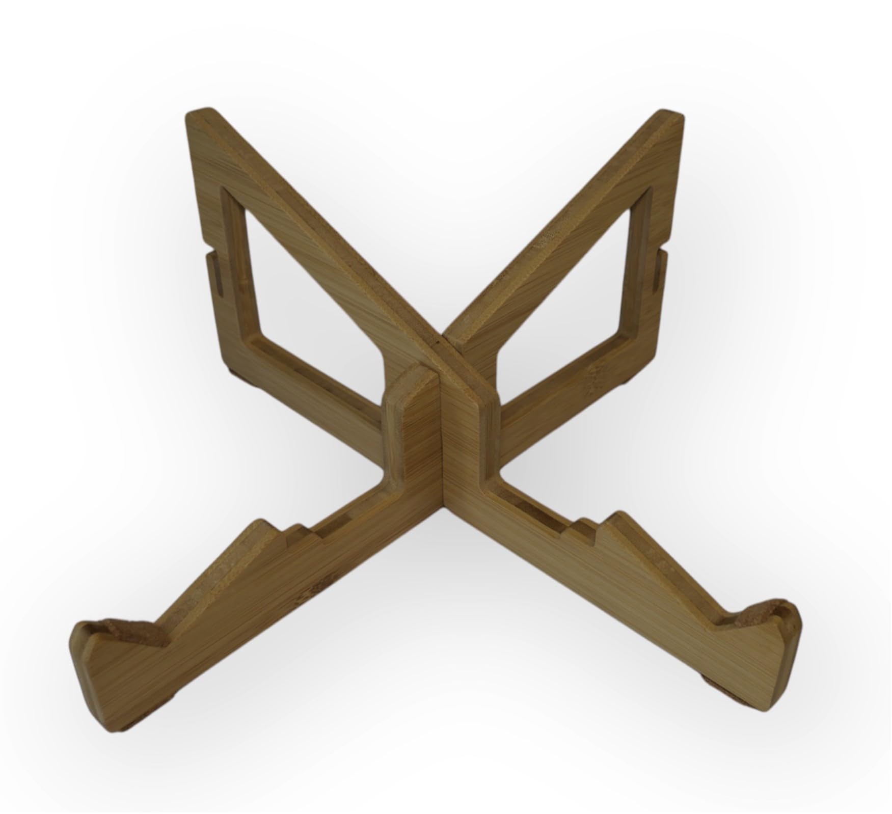 Photo 1 of Kothar Eco-Friendly Bamboo Butterfly Laptop Stand – Ergonomic, Portable, and Sustainable Design for All Laptops
