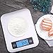 Digital Kitchen Food Scale, Small Cooking Scale with Stainless Steel Panel, Fast Unit Switching Kitchen Weighing Scale, Holds Up to 11 Ibs/5 Kg (Silver)
