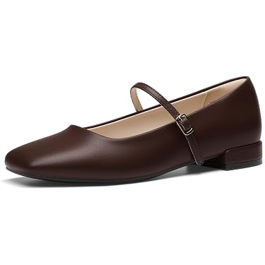 amazon ladies flat dress shoes Amazon.com | HEAWISH Women's Ballet Flat Flats Shoes Comfortable Mesh Pointed Toe Slip On Dress Shoes(Black,US5)