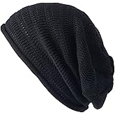 CHARM Mens Summer Sports Knit Beanie - Womens Slouchy Sweat Absorbing Hat
