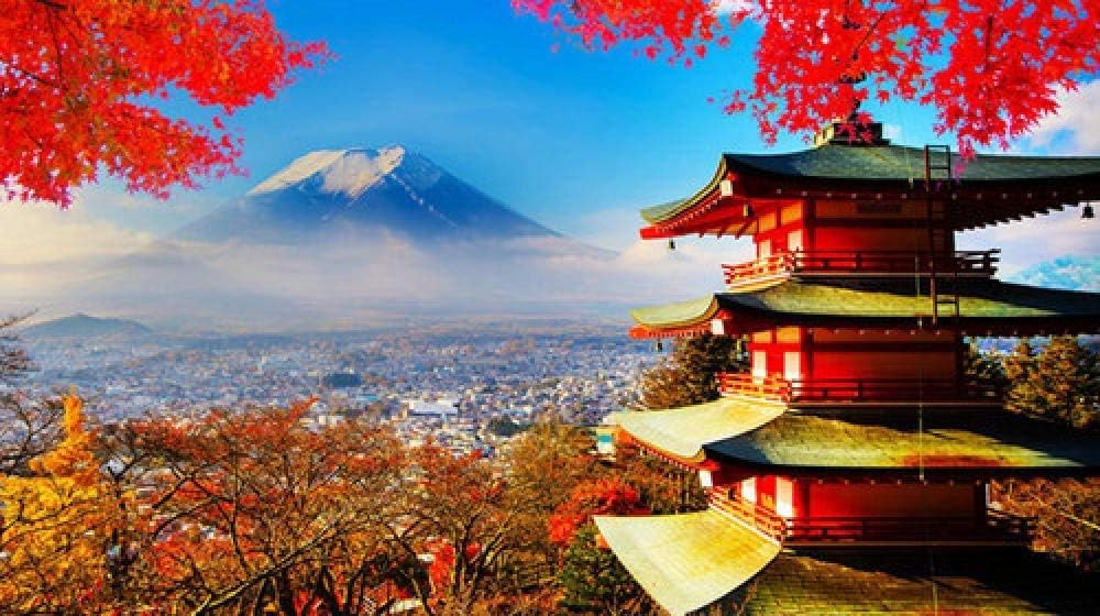 Puzzle 1000 Pieces for AdultsLarge Entertainment Educatio l Wooden Jigsaw Puzzle 1000 Pieces -Kyoto, Japan- Parent-Child Puzzles for Adults Kids