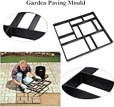 GOTOTOP 45x40x4cm Paving Mould Reusable Cement Mould for Garden Driveway Patio view 4