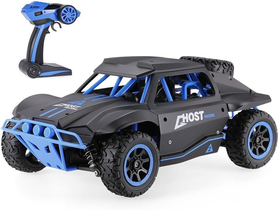 POBO RC Car High Speed Racing Vehicle 15.5MPH 2.4Ghz Remote Control Truck 1/18 Scale 4WD Off-Road Monster Fast Rock Climber