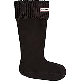 Hunter Recycled 1/2 Cardigan Tall Boot Socks Black LG (Men's Shoe 7-9, Women's Shoe 8-10)