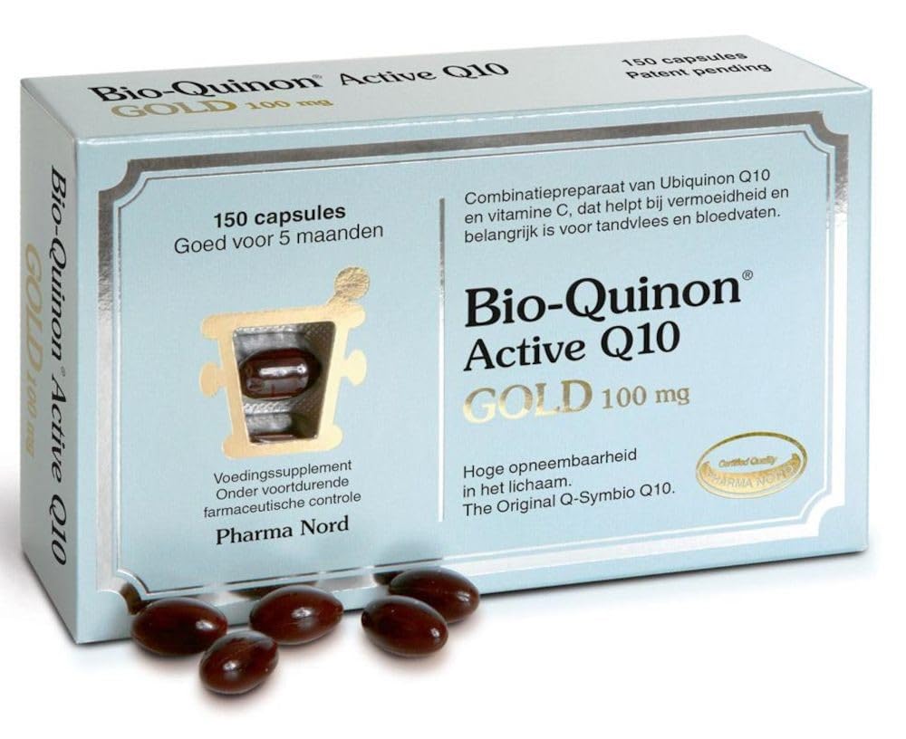 Pharma Nord - The Original CoQ10 Supplement - Bio-Quinone Gold Q10 Coenzyme High Absorption - Essential Antioxidant for Energy, Heart Health & Fertility Support 150 Capsules