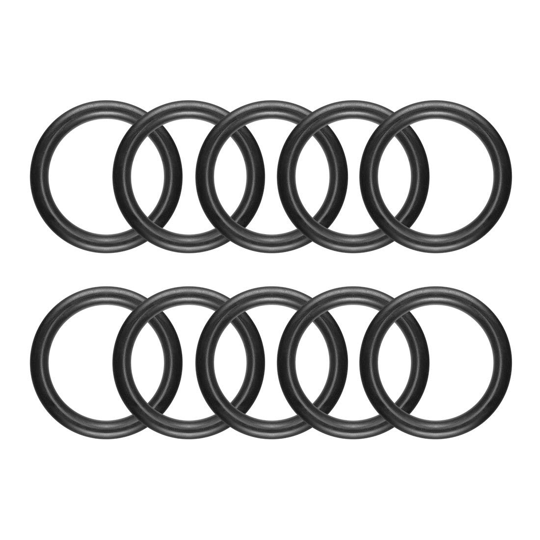 sourcing map Nitrile Rubber O-Rings 36mm OD 28mm ID 4mm Width, Metric Nitrile Rubber Sealing Gasket for Automotive Machine Plumbing, Pack of 10