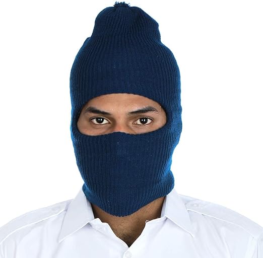 Buy AMS Men's Balaclava Woollen Monkey Cap (Blue, Free Size) at Amazon.in