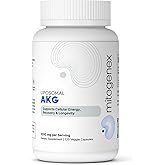 Mitogenex Liposomal AKG Supplement 1000 mg – Alpha-Ketoglutarate for Mitochondrial Energy & Cellular Recovery | Liposomal Delivery for Enhanced Absorption | Vegan Longevity Formula – 60 Servings