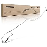 A-Premium Automatic Transmission Oil Cooler Line Hose Assembly Compatible with Chevy Silverado 1500 2500 3500, Suburban 2500 