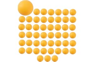 Spkaodngo 50- Pack Premium Ping Pong Balls Advanced Table Ball Durable Seamless Balls Orange