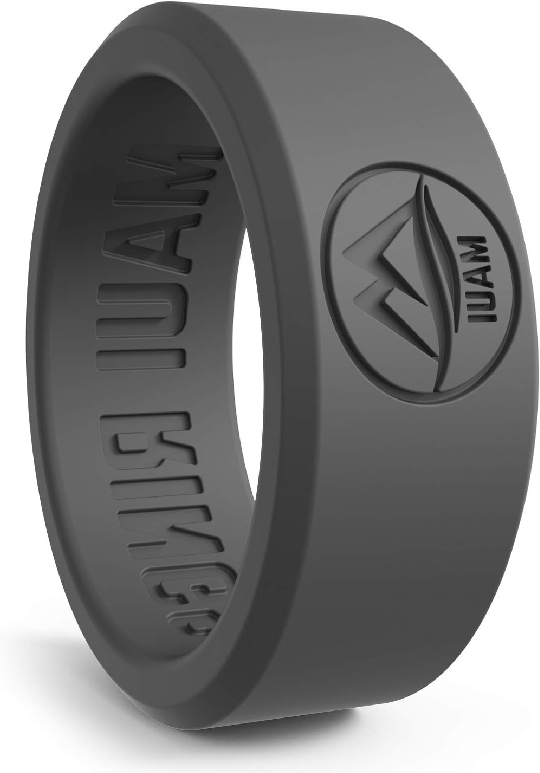 MAUI RINGS Silicone Wedding Ring for Men Solid Style Engagement Rings Silicone Wedding Band for Men Mens Ring Men Wedding Band Safe Ring for Athletes Sport Gym