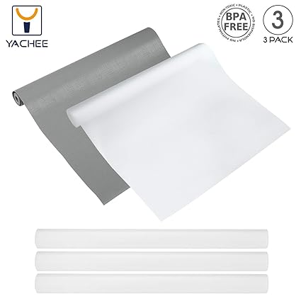 Amazon Com Yachee 3 Rolls Eva Cabinet Liner Non Slip Non