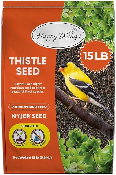 HAPPY WINGS NYJER THISTLE SEEDS FOR WILD BIRDS...