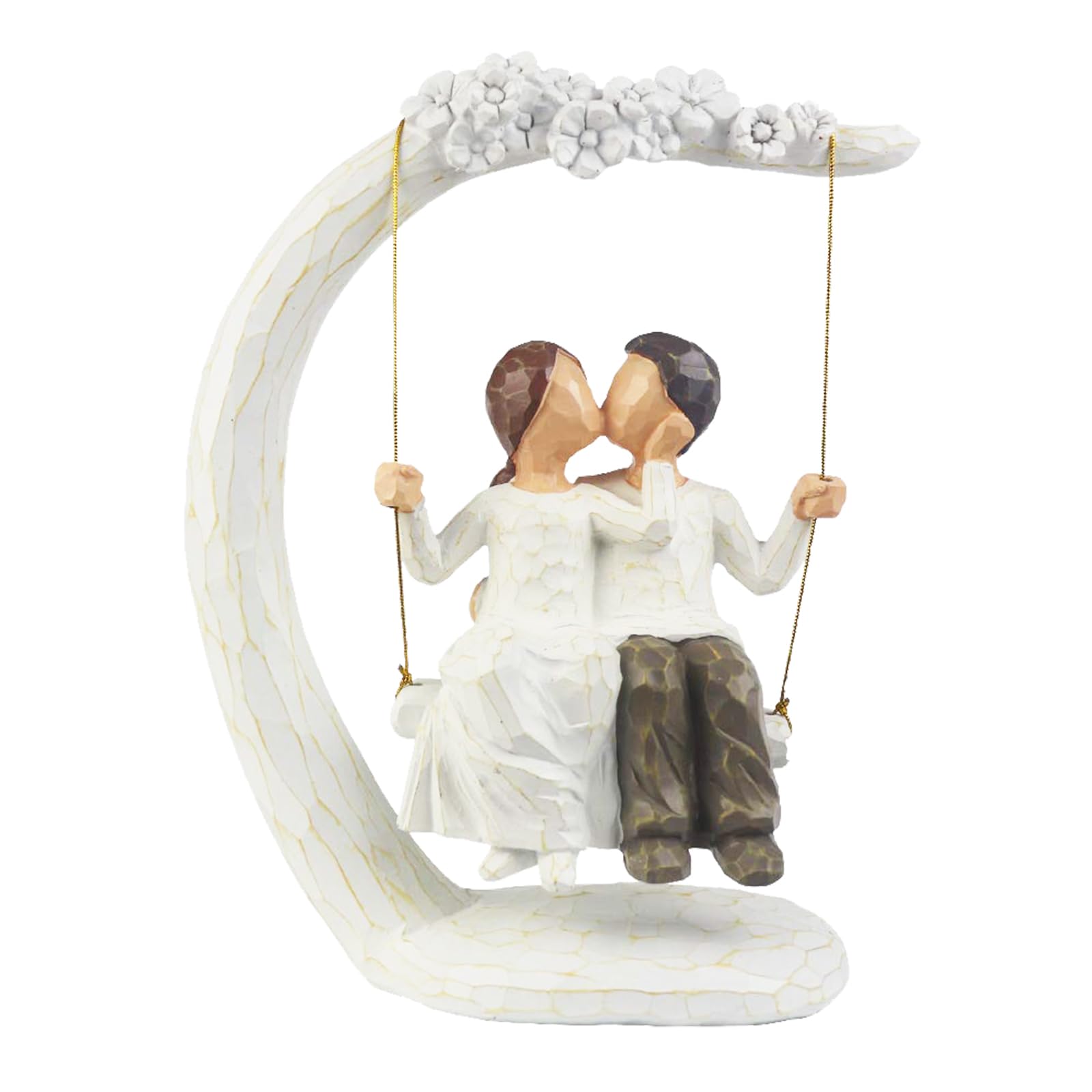 Anniversary Figurine Couple Sculpture Figure for 20th 30th 40th 50th 60th Anniversary Wedding Gifts for Parents and Him Her