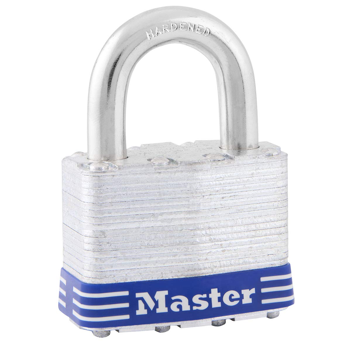 Master Lock 5EURD Laminated Padlock with Key, Grey, 7,4 x 5,1 x 3,3 cm