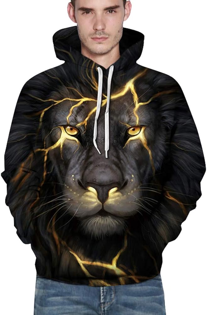 felpe con cappuccio per uomini con disegni