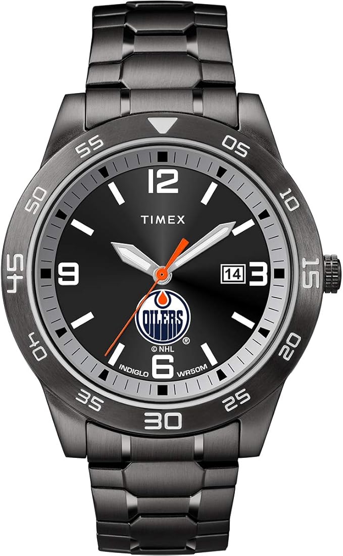 Timex Men's TWZHOILMM Acclaim Edmonton Oilers NHL Tribute Collection