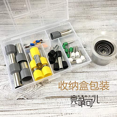 Eaglers Clay Cut Molds - Pottery Ceramics Tools - Steel+Plastic Indentation Rounder Cut - Round Mold Environment Box Packaging 40Pcs for Set
