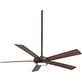 Minka-Aire F745-ORB Sabot 52 Inch Ceiling Fan with Integrated LED Light and DC Motor in Oil Rubbed Bronze Finish