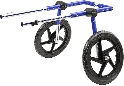 Amazon Walkin Wheels 足が不自由なわんちゃんの後ろ足を支える車いす ウォーキンホイールズドッグホイールチェア Lサイズブルー Wheel Kit 12インチ Strut 16インチ Wheel Medium Large Dog Walkin Wheelchair カート 通販