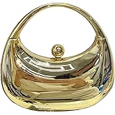 GSYPS Acrylic Handbags for Women Cute Acrylic Clutch Small Unique Purse Trendy Metal Evening Bag for Party Cocktail