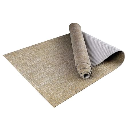 WYJW Colchonetas de Yoga, colchonetas de Lino Colchoneta de ...