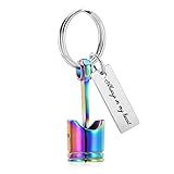 Yinplsmemory Auto Part Cremation Urn Keychain for