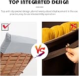 DKIEI Thicken Sun Lounge Cushion 160x50x8cm Grey Anti-slip Straps Patio view 4
