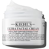 Kiehl's Ultra Facial Cream, with 4.5% Squalane to Strengthen Skin's Moisture Barrier, Skin Feels Softer and Smoother, Long-Lasting Hydration, Easy and Fast-Absorbing, Suitable for All Skin Types