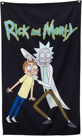Amazon Com Calhoun Rick And Morty Wall Banner 30 By 50 Rick