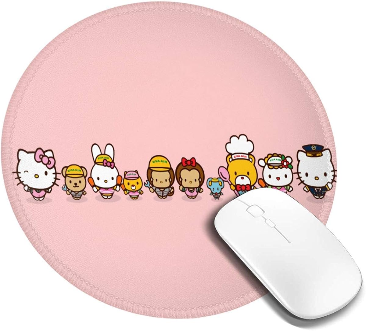 Hello Kitty Round Mouse Pad Spiel Mausmatte Rutschfeste wasserdichte