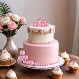 ASTARON 20 Pcs Mini Balloons Cake Topper Pink Glitter Balls 2–4 cm view 5
