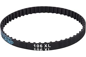 GFHFG 106XL 031 53 Teeth 7.9mm Width Rubber Drying Machine Timing Belt Black