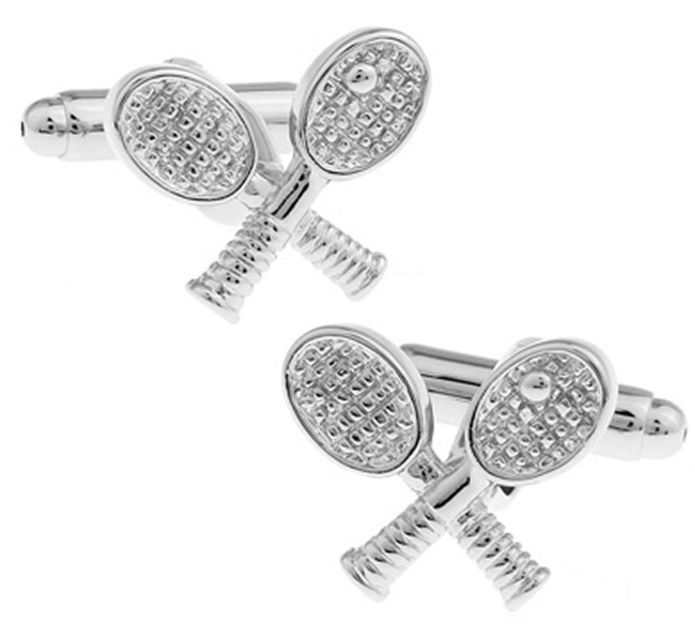 Ashton and Finch Tennis Cufflinks for Men – Novelty Tennis Gifts & Presents – Stylish Cufflinks with Gifting Pouch
