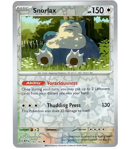 Amazon.com: Snorlax 055/078 - Pokemon Go - Holo Rare