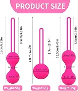 WanderGo 3Pcs Pelvic Floor Exerciser Balls Kegel Trainer for Women view 2