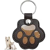 Aypvora Cat Dog Hair Storage Keychain, Cat & Dog Lovers Gifts, Pet Hair Keychain, Fur Keepsake Keyring - Pet Memorial Gifts