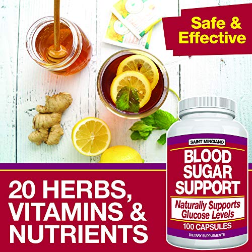 Blood Sugar Support Naturally Supports Glucose & Immunity 100