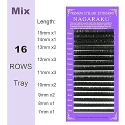 NAGARAKU Eyelash Extensions Individual Lashes 0.20