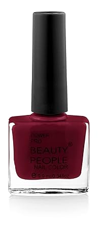 Beauty People Power Pro Dark Maroon Nail Lacquer - 9.9 ML